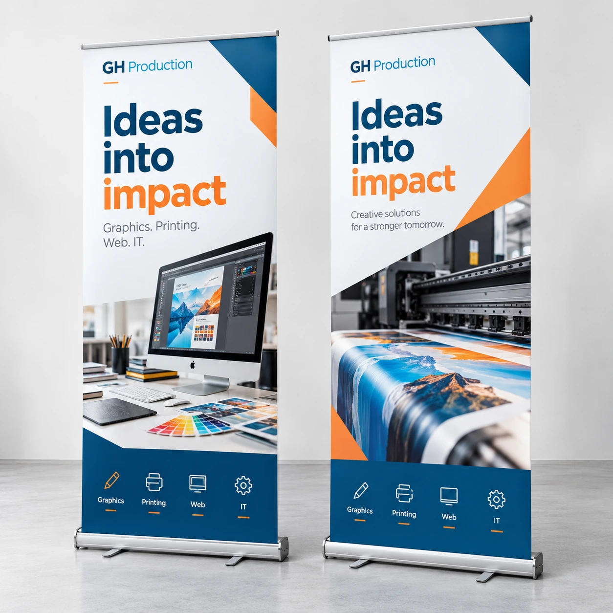 Illustrative graphics production & printing work
